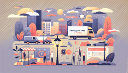 Illustration de l'article de blog Fixer ses tarifs à Nantes : optimiser coûts, marges et réussite dans le transport léger