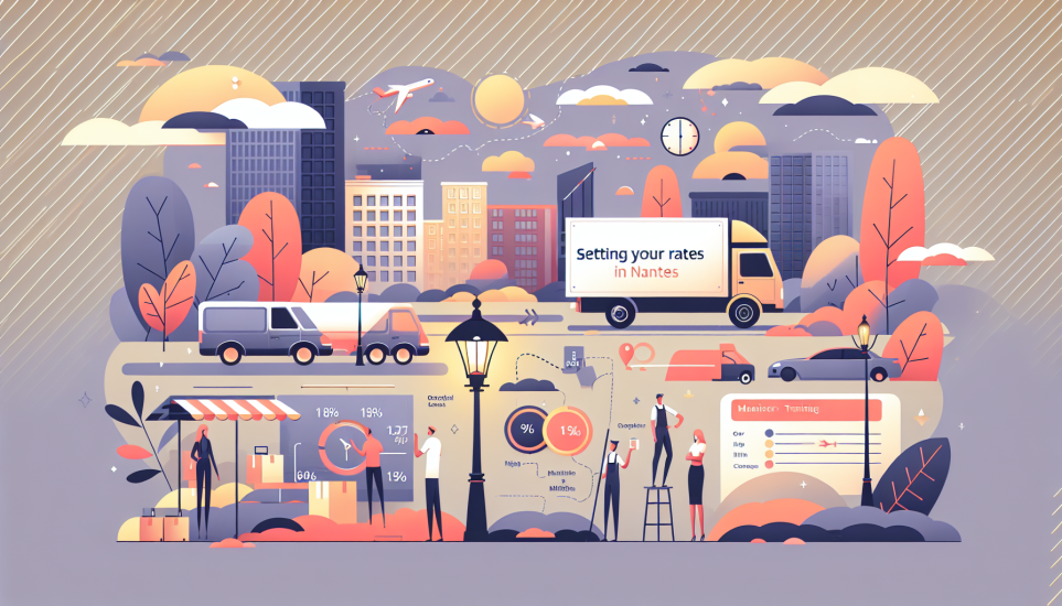 Illustration de l'article de blog Fixer ses tarifs à Nantes : optimiser coûts, marges et réussite dans le transport léger